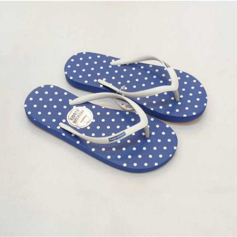 รองเท้าแตะลายจุด Hippo Bloo สีแดงตัดขาว ทนสีสดใส 12 สี รองเท้าอยู่บ้าน sandals ฮิปโป บลู ราคา ถูกที่สุด ดีลบีเคเค แกลเลอรีภาพที่ 5