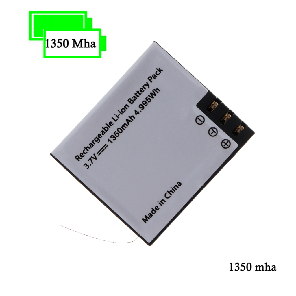 แบต EKEN 1350 Mha รุ่น A สามารถใช้งานได้ กับ EKEN H3R,H8,H8R,H8 Pro,V8s,H9R,H9R Plus,H9s,H5s,H6s