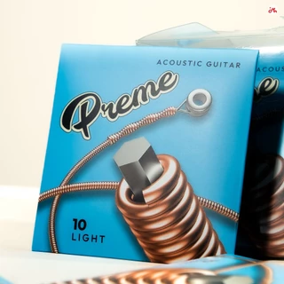 Preme G10 / G11 / G12 สายชุดกีต้าร์โปร่ง เคลือบกันสนิม เบอร์ 10 / 11 / 12 สายกีต้าร์โปร่ง Guitar Strings สายกีตาร์
