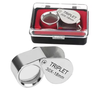 กล้องส่องพระ กล้องส่องจิวเวลรี่ 30X-18 mm JEWELER'S LOUPE รุ่น Microscope-30X-18-05c-Boss-K2