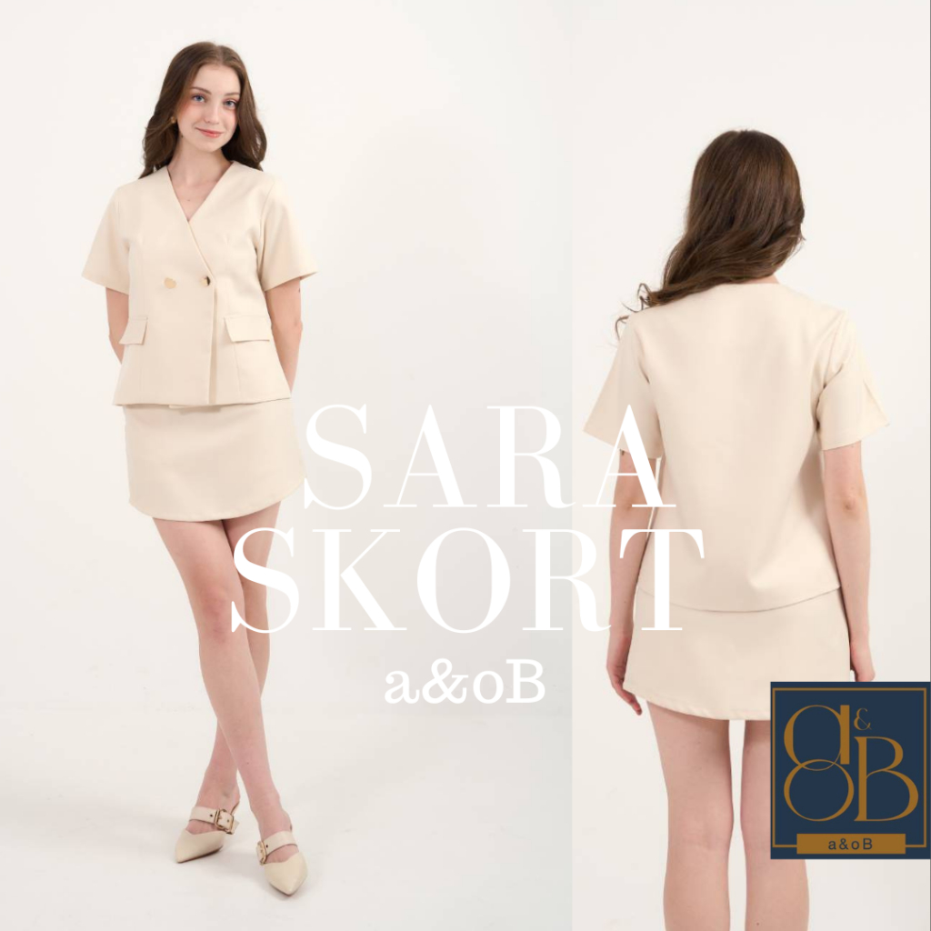 a&oB SARA SKORT (Size S to XL)