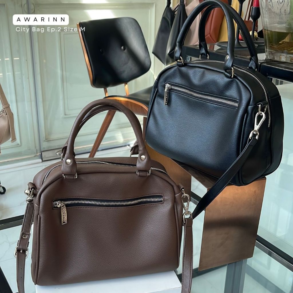 AWARINN กระเป๋าสะพายข้าง City bag Ep.2 / Size M  กระเป๋าทนทาน กันน้ำ เบา ไม่ต้องเปลี่ยนบ่อย - รูปที่ 3