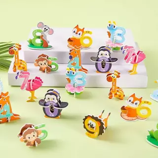 (พร้อมส่งจากไทย) จิ๊กซอว์ 3D ของเล่นฝึกสมาธิ เสริมพัฒนาการ แมลง สัตว์ ไดโนเสาร์ เครื่องบิน ยานพาหนะ สัตว์ทะเล อักษร A-Z