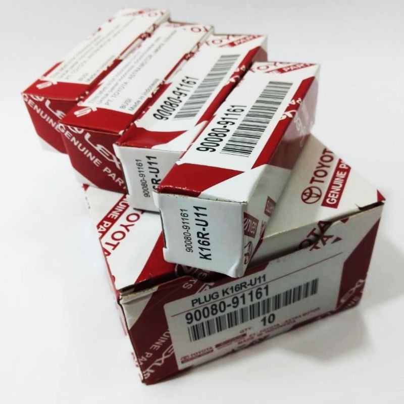 (1ชุด 4 หัว) หัวเทียนโตโยต้าของแท้ ห้าง ศูนย์ 100%  K16R-U11, K20RU, Q16RU, Q20RU, QR-9XZF, K20CD5HJ