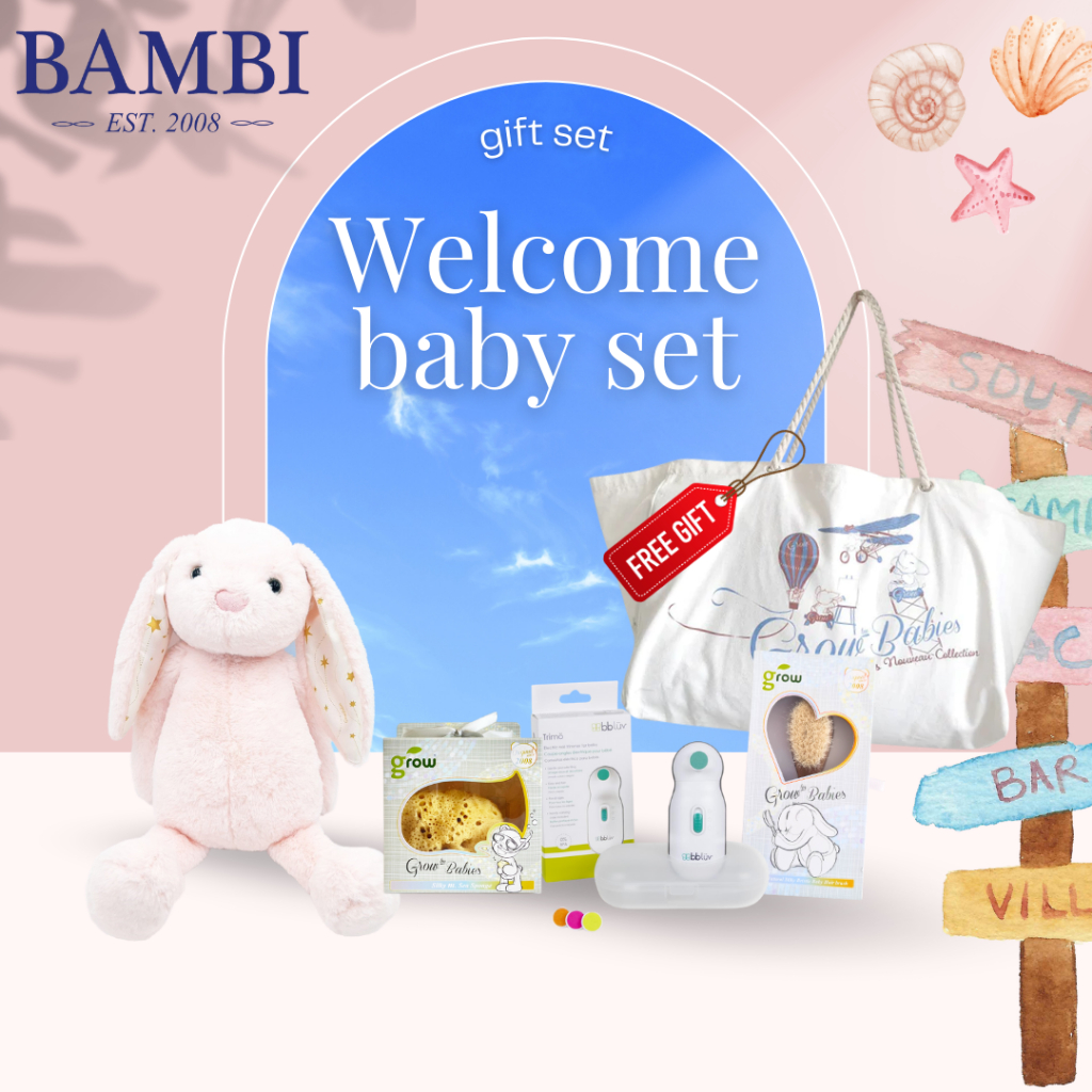 Welcome baby set ชุดของใช้เด็กเเรกเกิด  Bambi Garden