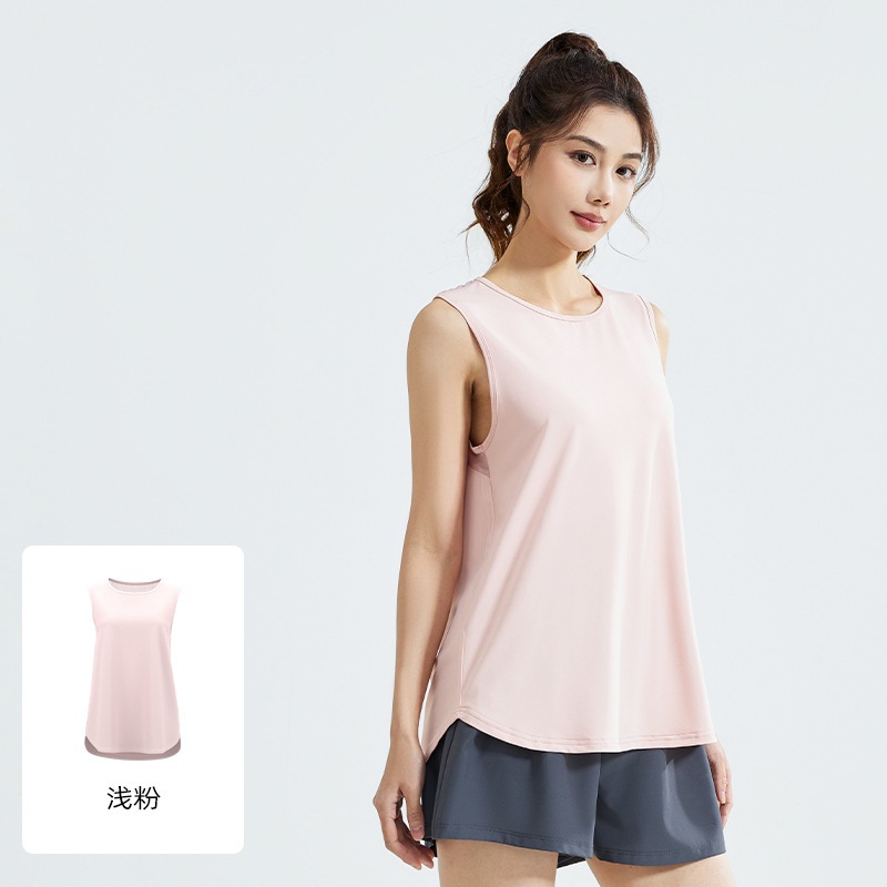 เสื้อกร้ามออกกำลังกาย เล่นโยคะ ตะข่ายระบายอากาศด้านหลัง เนื้อผ้าสเปนเด็กซ์เบาสบาย ใส่สบายแห้งไว้ลดกลิ่นอับ มี4สี JYWB003