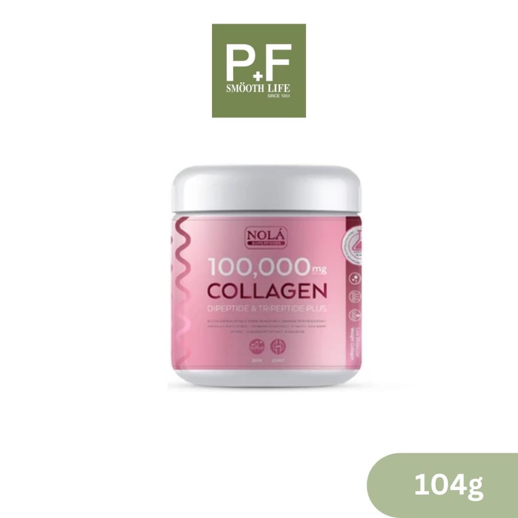 Nola 100,000 mg collagen dipeptide and tripeptide collagen plus 104g โนล่า คอลลาเจน ไดเปปไทด์ พลัส 1