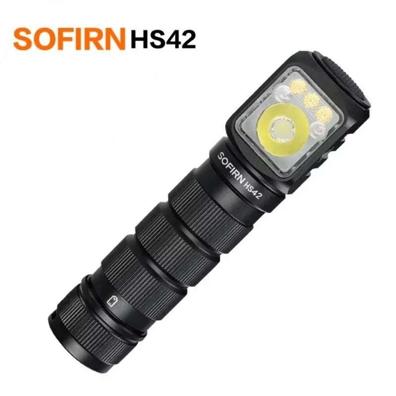 Sofirn HS42 / 2100LM.6LED ไฟสีแดงสปอร์ตไลท์ 18650 USB C ท้ายแม่เหล็ก