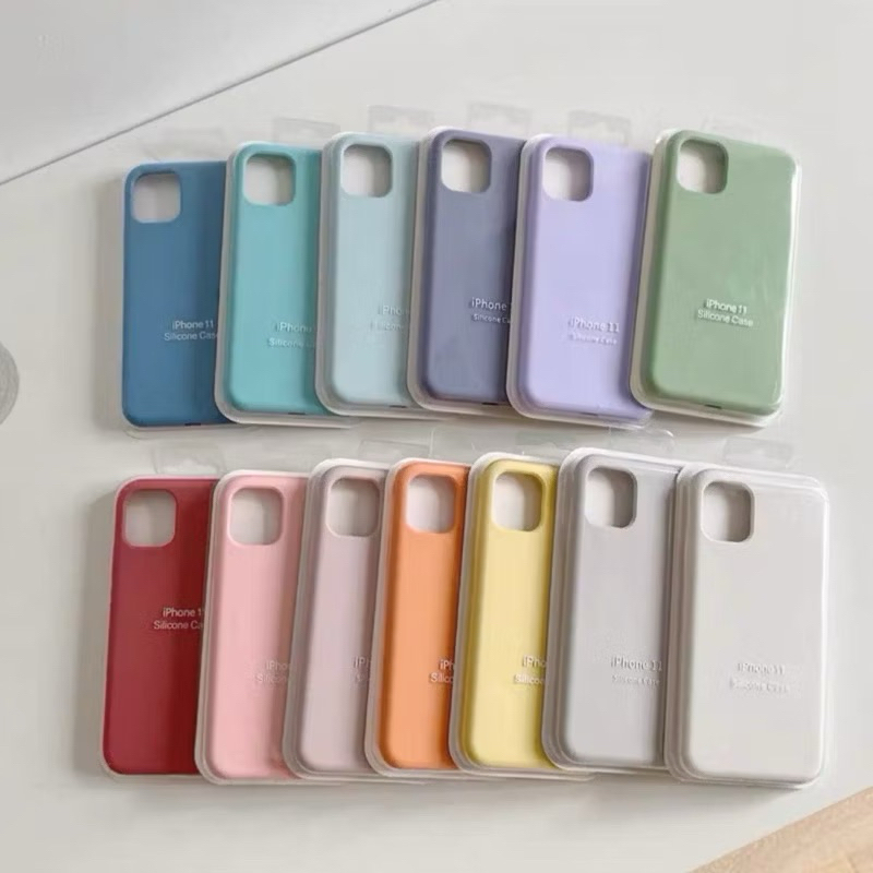 เคสซิลิโคนใช้สำหรับ iphone11/ip11pro/ip11promax/ip12pro/ip12mini/ip12/ip12pro max/ip13mini/ip13/ip13