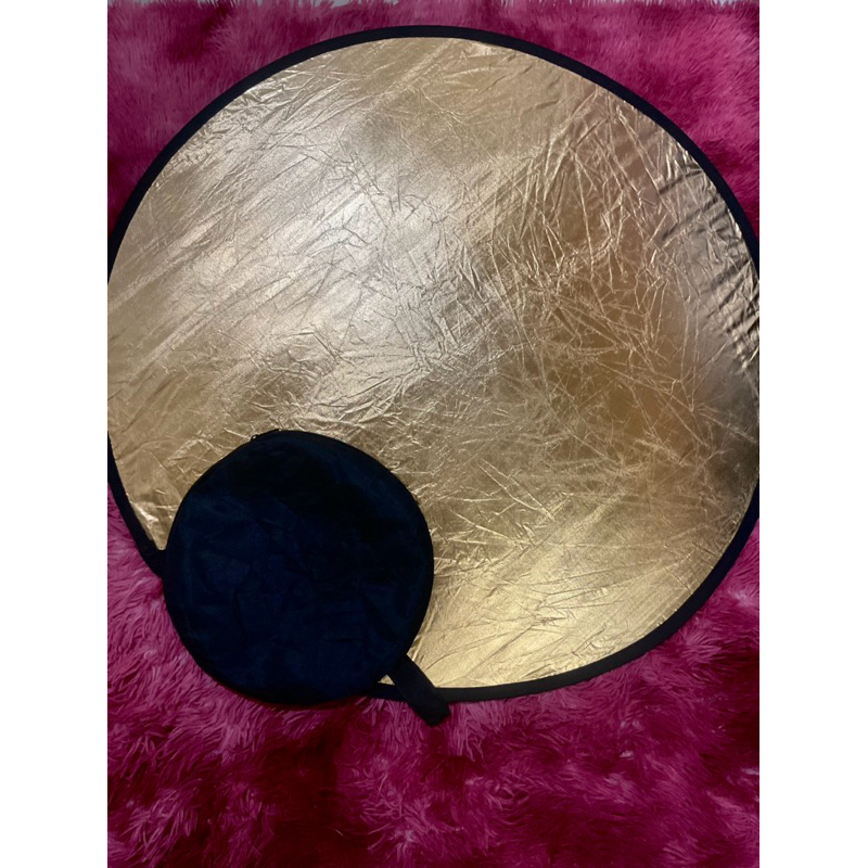 แผ่นรีเฟล็กถ่ายรูป📸Reflexขนาด80Cm+ซองเก็บ2สีใน1แผ่น