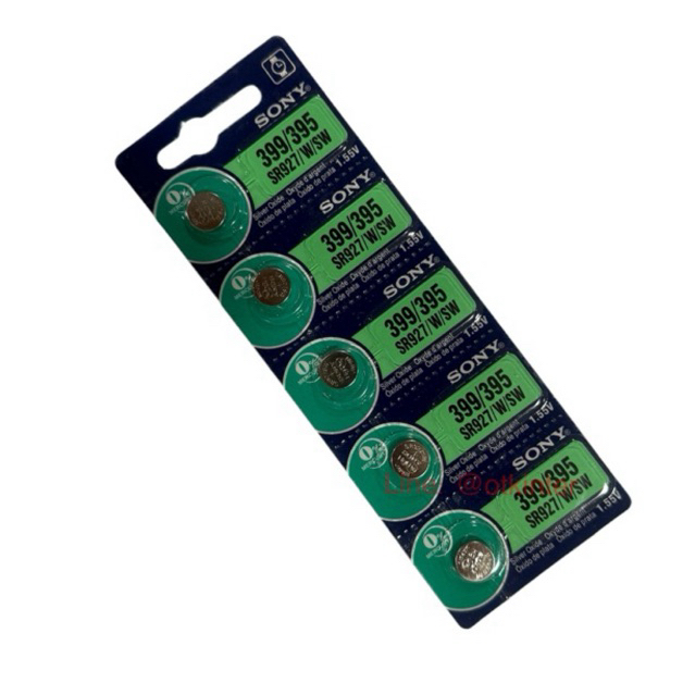ถ่านนาฬิกาSONY 399/SR927SW/395 แพค5ก้อน ของใหม่
