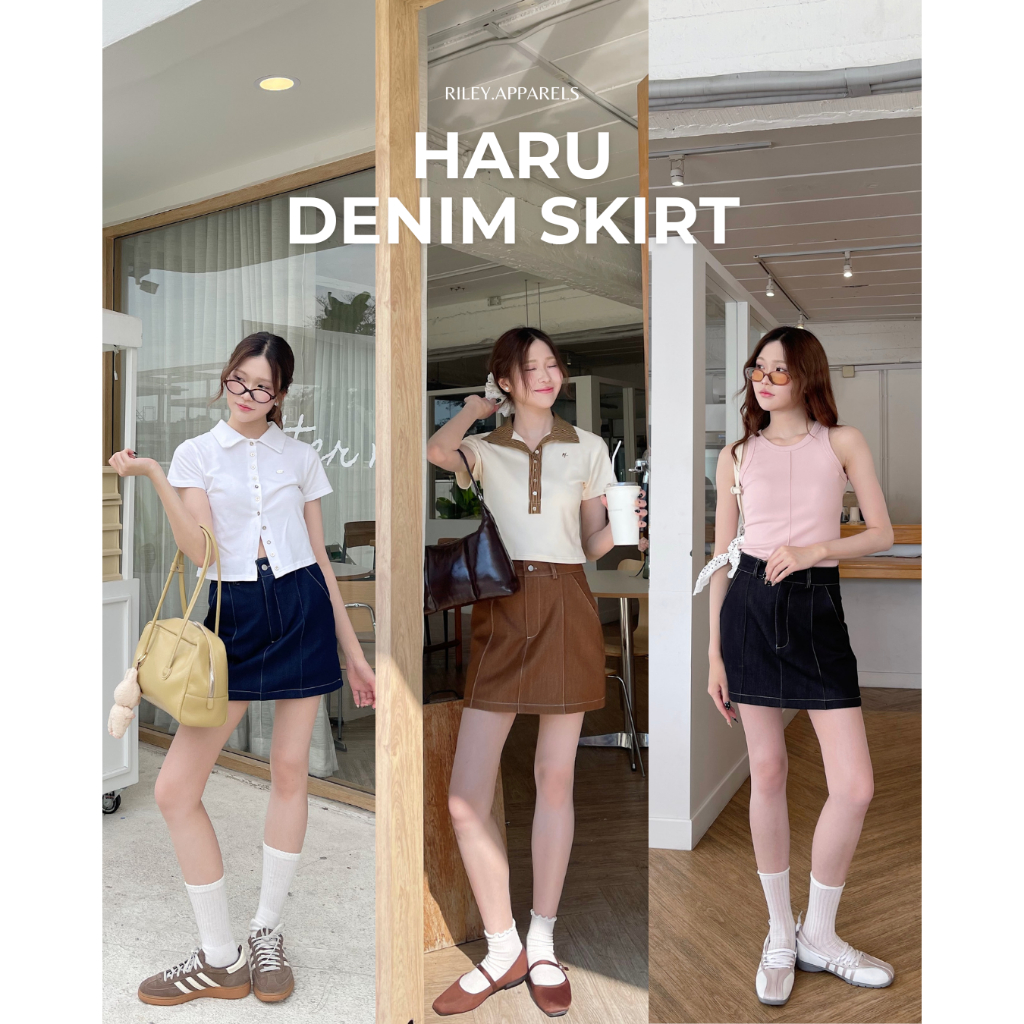 Riley.apparels - Haru skirt 9122 (ได้เฉพาะกระโปรง)