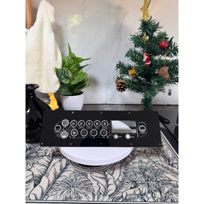 เพลทไฟลำโพงบลูทธู ปรีไมค์ZK-AMP (วัดดิจิตอล) B01