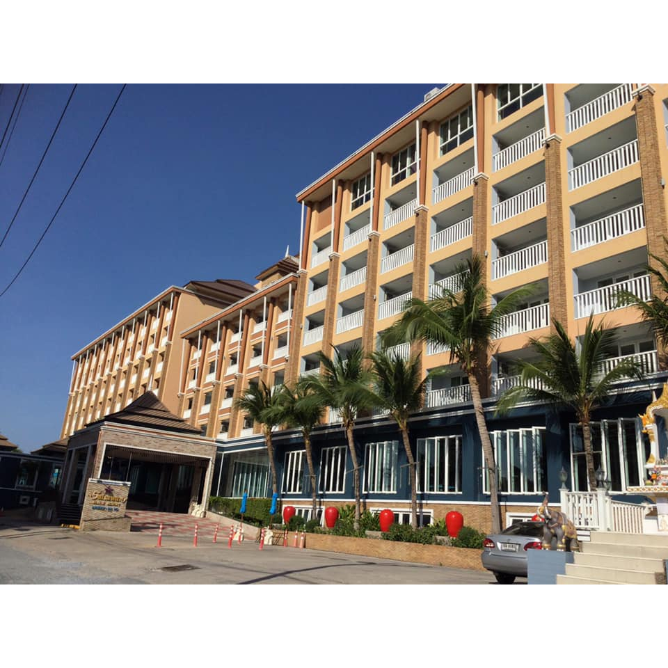 {E-Voucher} โรงแรมทรายสวรรค์ บีช รีสอร์ท พัทยา SAISAWAN BEACH RESORT PATTAYA โรงแรมติดหาดนาจอมเทียน