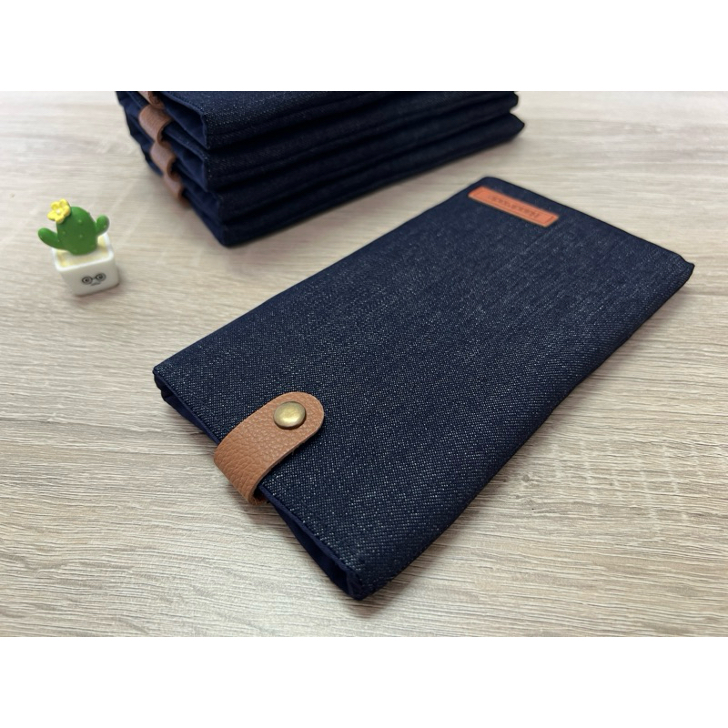 ซองมือถือ กระเป๋าใส่มือถือโทรศัพท์ ผ้ายีนส์ใส่ได้ทุกรุ่น