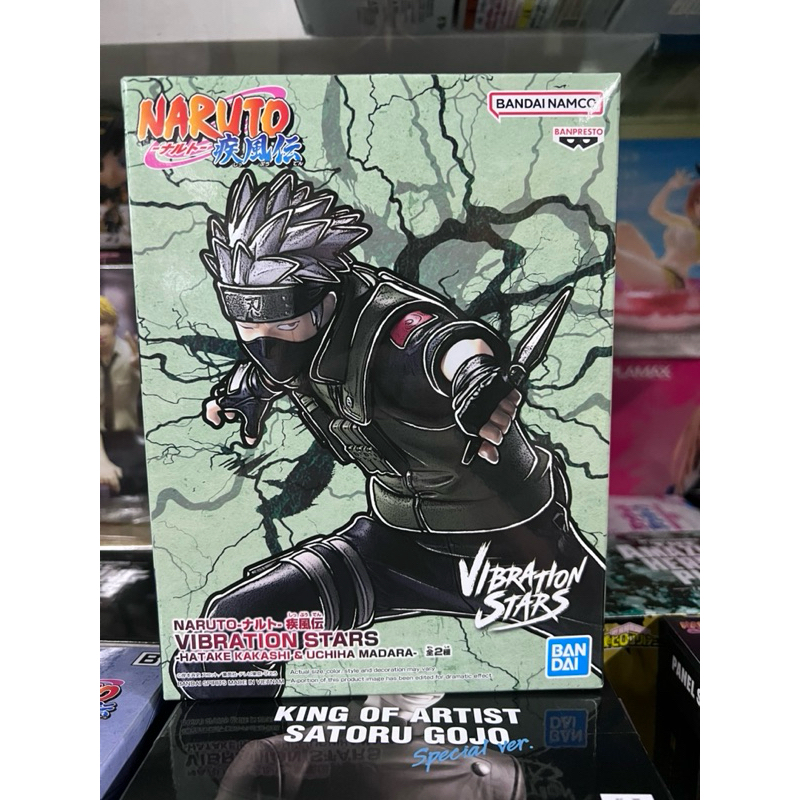 (มือ1/แท้💯)Bandai(บันได) BANPRESTO NARUTO SHIPPUDEN VIBRATION STARS-HATAKE KAKASHI & UCHIHA MADARA-(