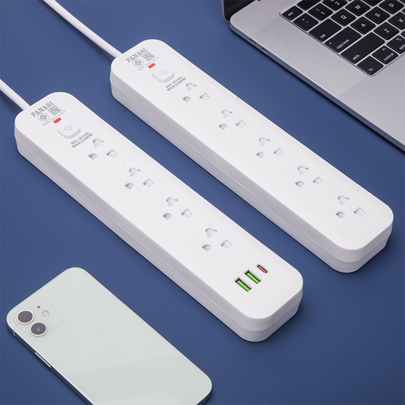 PANASI ปลั๊กไฟ usb ปลั๊ก3/4/5/6ตา power socket พร้อมสวิตช์ปิดเปิด มาตรฐาน มอก. ตัดไฟได้ 2เมตร 3เมตร 5เมตร 10เมตร รูปที่ 6