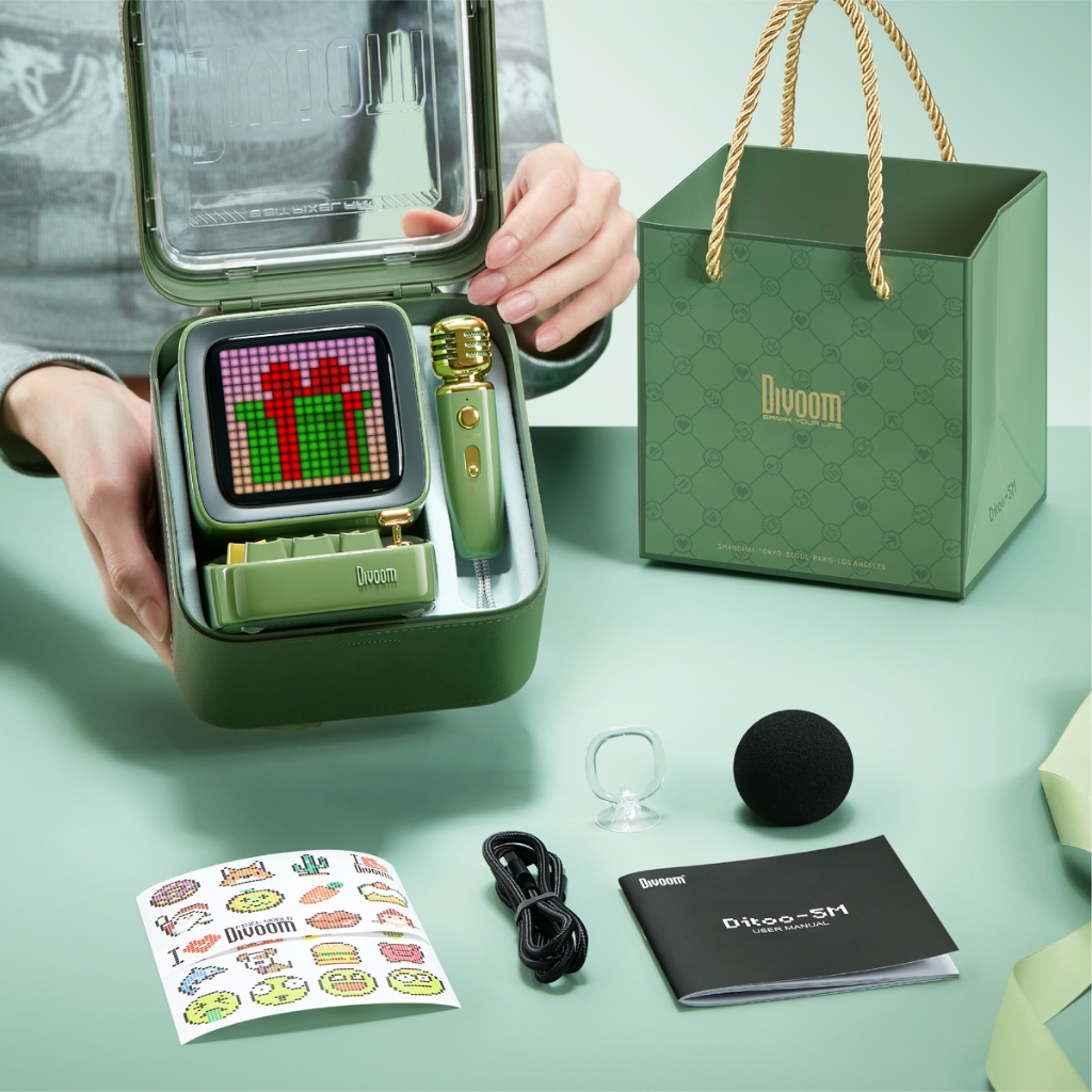 Divoom Ditoo Mic (5th Gen) Pixel Art Speaker ลำโพงไร้สาย พร้อมไมโคโฟน