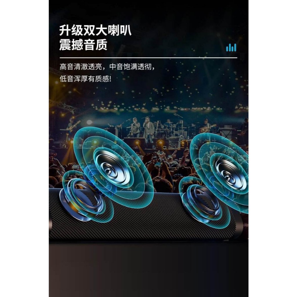 พร้อมส่งในไทย ลำโพงบลูทูธ ลำโพงBluetooth5.0 Speaker ไร้สายตัวยาว เสียบการ์ด คอมพิวเตอร์ ทีวี เบสเเน่น เสียงดี มี3สีให้เล