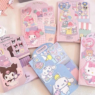 พร้อมส่ง มีหลายแบบ 🎀 เซ็ท กระดาษ ซานริโอ Sanrio จดหมาย การ์ด 💌 กระดาษ Kitty Mymelody Kuromi Cinnamon roll