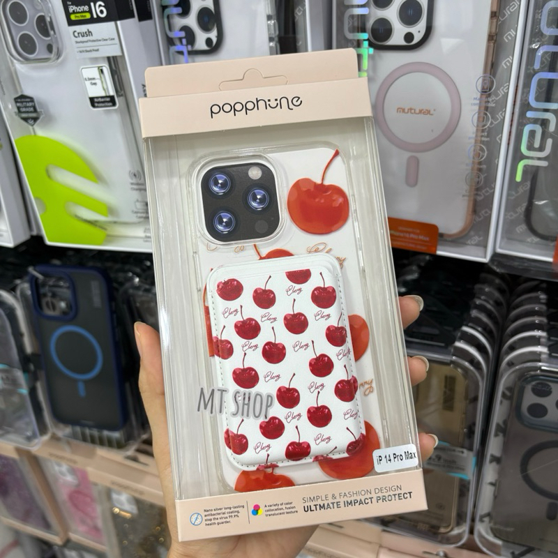เคสโทรศัพท์มือถือ ลายเชอร์รี่ สําหรับ i13 13promax 14promax 15 15promax 16 16plus 16pro 16promax
