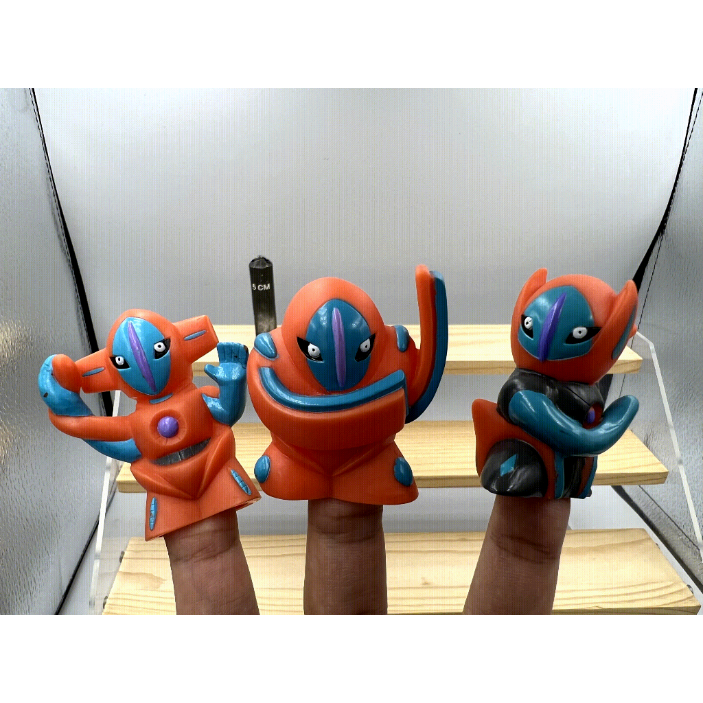 Pokemon Kids Bandai : Deoxys (Normal form, Defensive form, Speed Form)