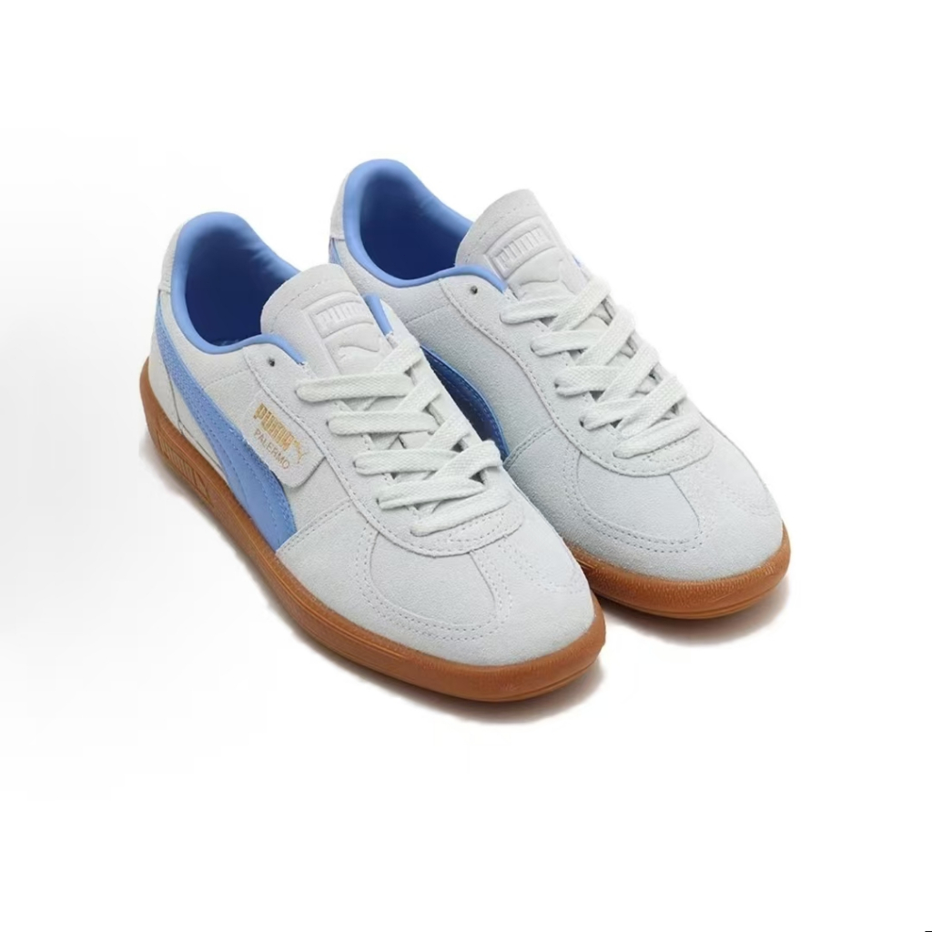 [100% ของจริง] รองเท้าผ้าใบ Puma Palermo สำหรับผู้ชายและผู้หญิงรองเท้าลำลอง 396463-04