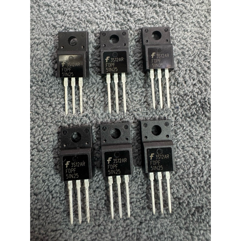 FDPF 51N25 แท้ MOSFET 51A250V TO220 (ราคาต่อชิ้น) มีพร้อมส่งในไทย