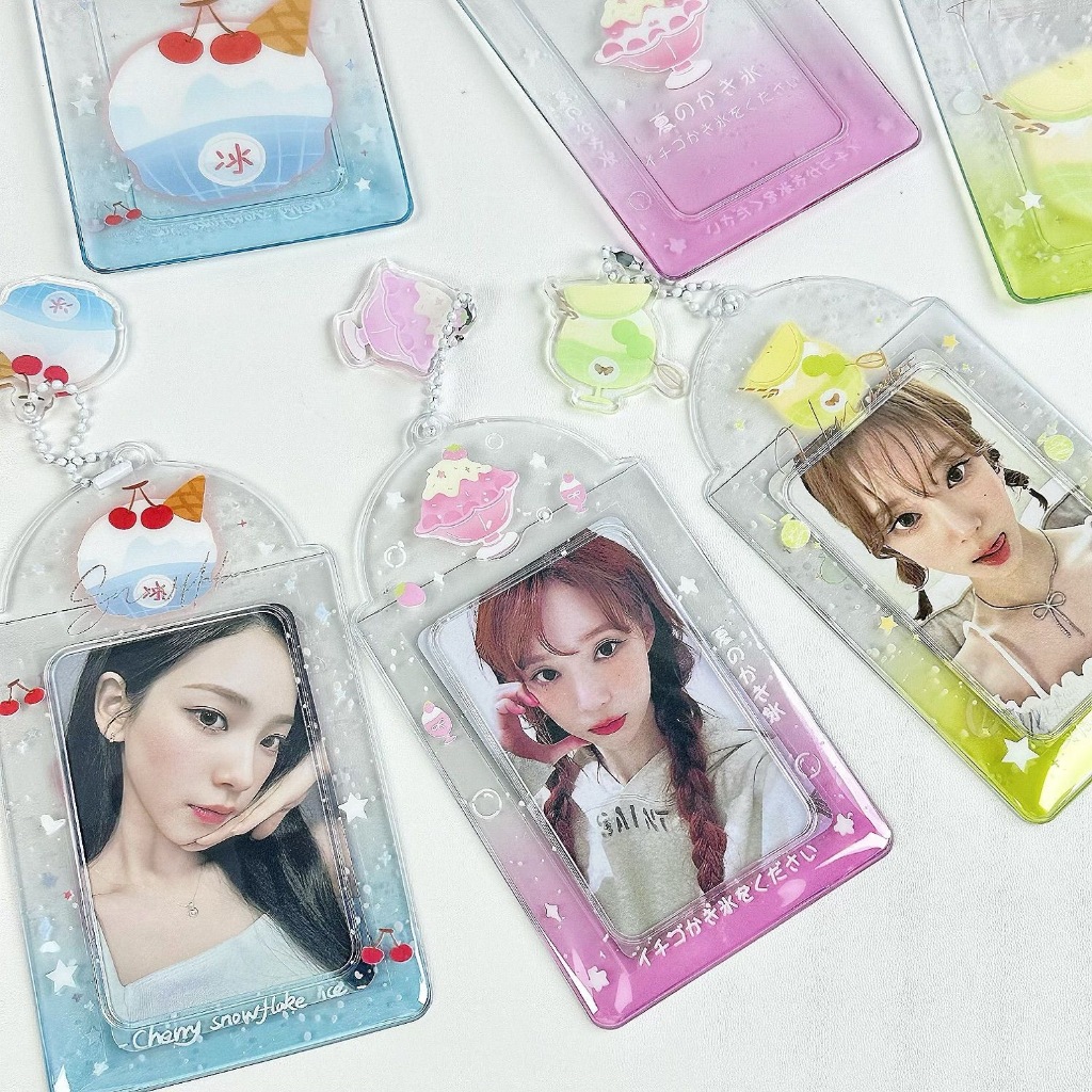 🍧 พร้อมส่ง 🍒 Funtory เฟรมการ์ด พลาสติกนิ่ม มีหลายแบบ เฟรมการ์ดเจลลี่ ห้อยกระเป๋า ซองใส่บัตร