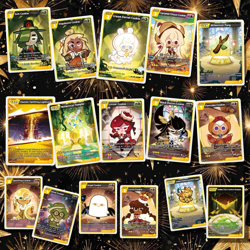 CookieRun ชุด Bs3-Bs4 ระดับ C,U สีเหลือง ( Eng Ver. )