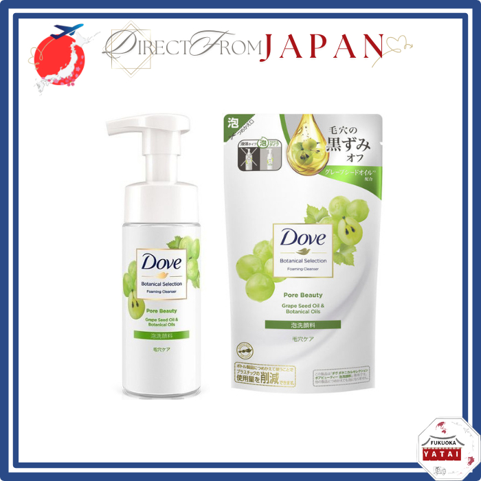 Dove Botanical Selection Pore Beauty Foaming Face Wash Bottle /Refill /Bottle+Refill 【 Direct from J