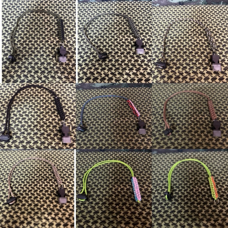 สายนกหวีดถักเชือกพาราคอต สายนกหวีดพาราคอตParacord สายนกหวีดอย่างดี