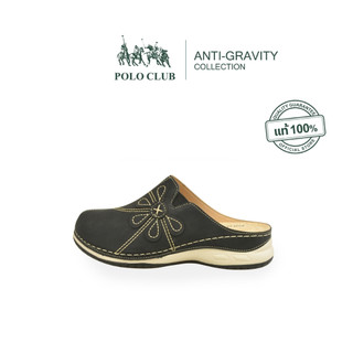 POLO CLUB รองเท้าไมโครไฟเบอร์ รุ่น AG-1951 สีดำ