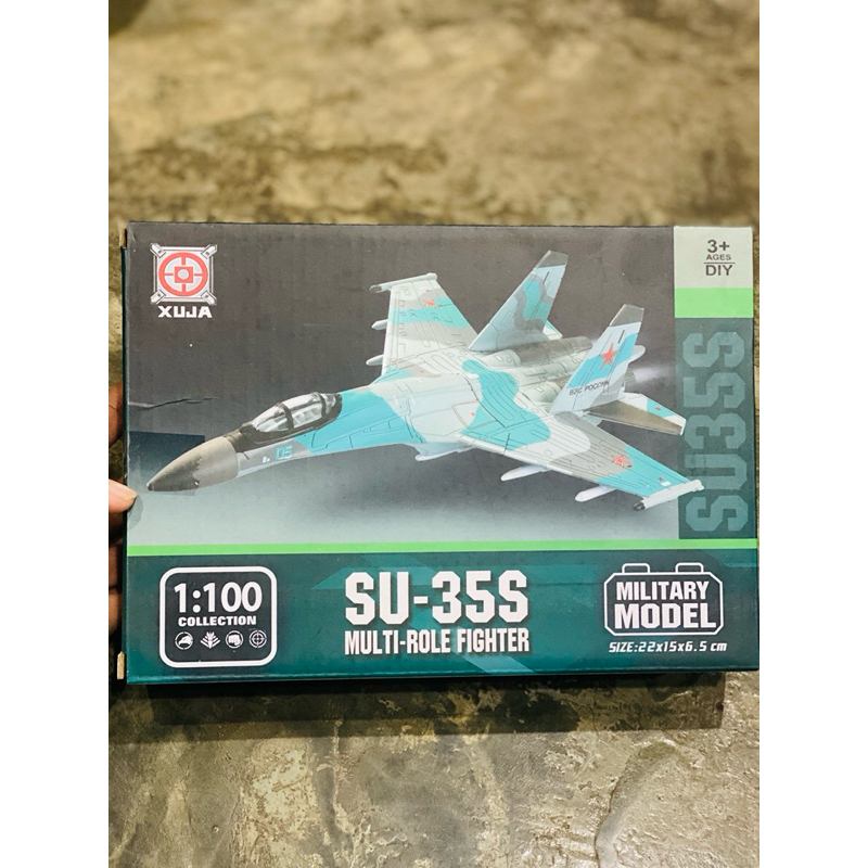 โมเดลเครื่องบิน LEGO เครื่องบิน SU-35S MULTI-ROLE FIGHTER 1:100