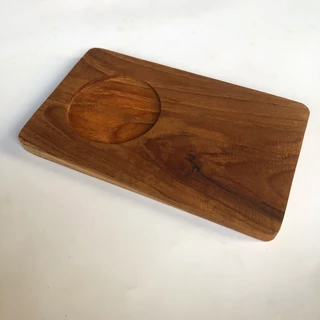 ถาดไม้รองแก้วHandmade