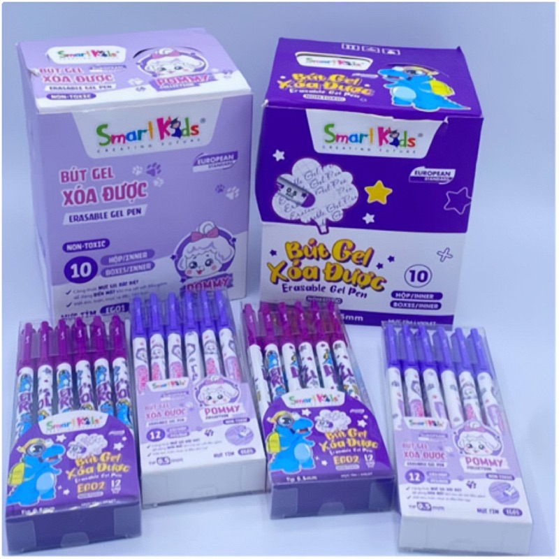 Smarth Kids 💟 ปากกาลบได้หมึกสีม่วง ขนาด 0.5 mm. (ราคาต่อ 1 ด้าม)