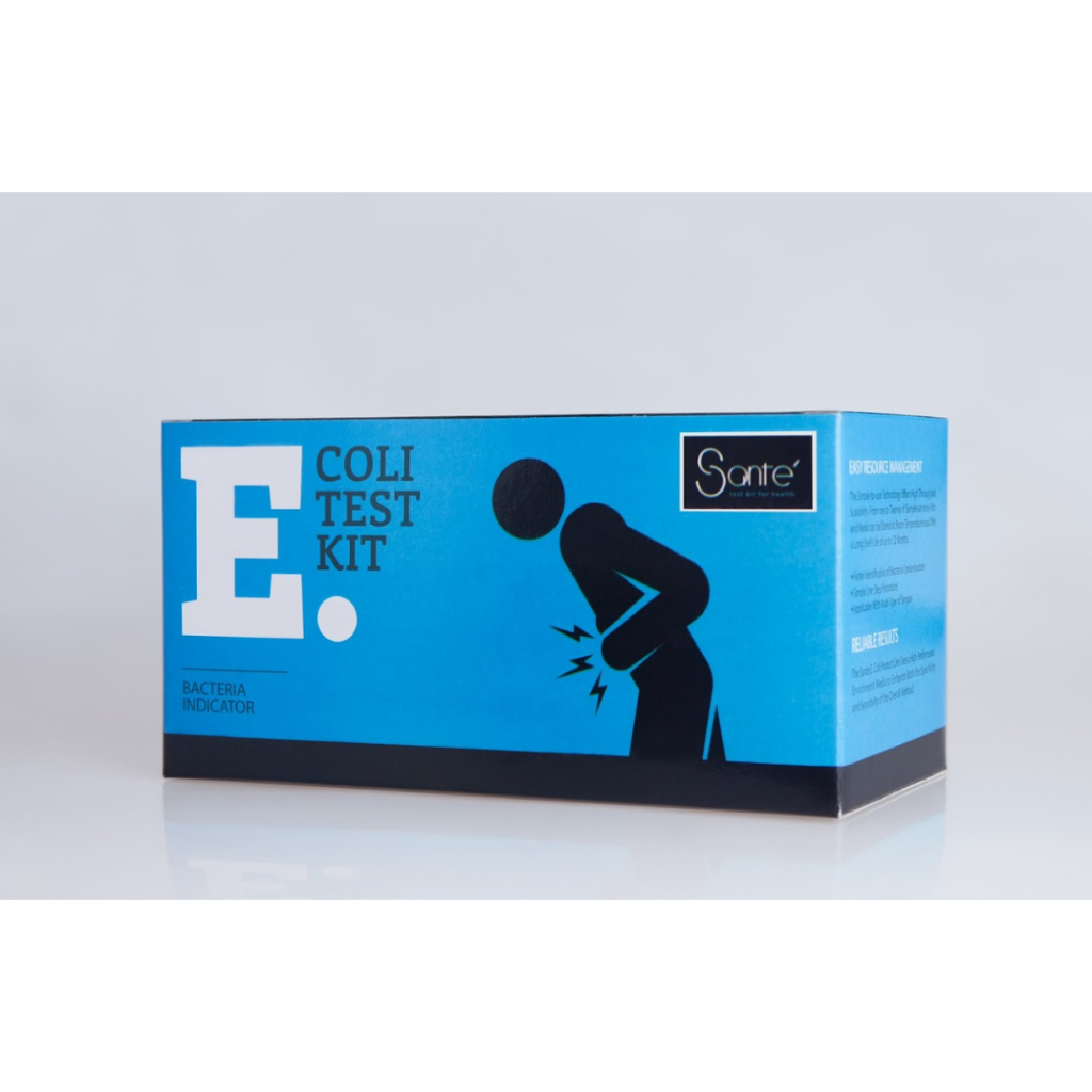 E. COLI TEST KIT (20 TEST) ชุดทดสอบอีโคไลในภาชนะสัมผัสอาหารและมือ, SANTE