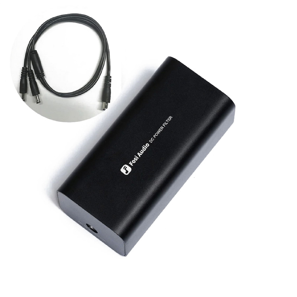 Fosi Audio DC Power Black เครื่องกรองไฟลด Noise