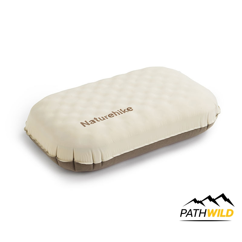 NATUREHIKE 2-in-1 sponge pillow CNK2300DZ024 หมอนเป่าลม นอนสบาย พับเก็บได้เล็ก พกพาง่าย สะดวกเดินทาง