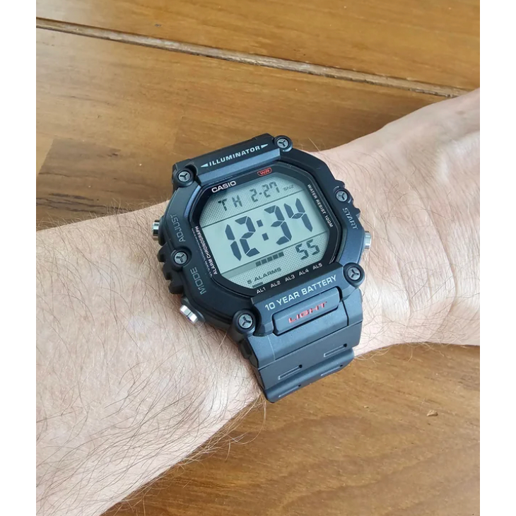 casio ของแท้ประกันศูนย์ นาฬิกาคาสิโอ ผู้ชาย AE1600 รุ่น AE-1600H/ SMILE168 ประกันศูนย์cmg/c-thong