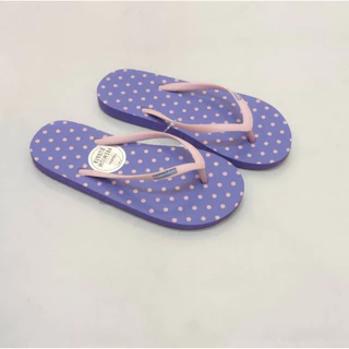 รองเท้าแตะลายจุด Hippo Bloo สีมิ้นท์ตัดชมพูโทนสีสดใส 12 สี รองเท้าอยู่บ้าน sandals ฮิปโป บลู