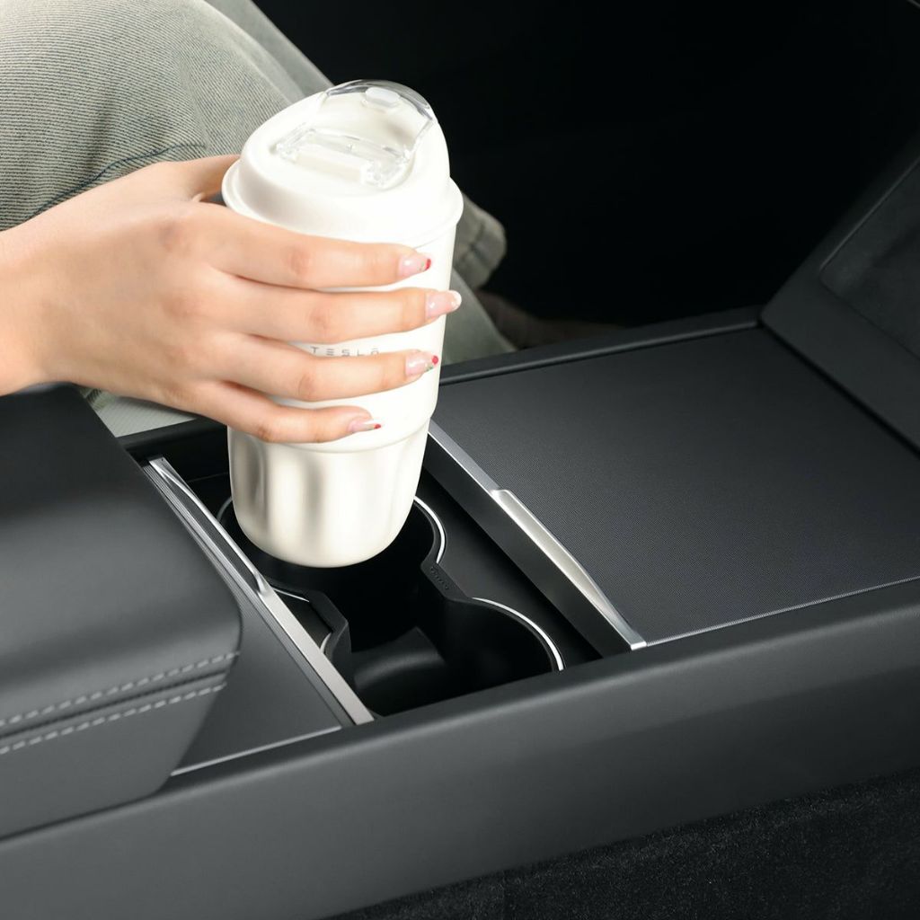 Silicone Console Cup Holder For Tesla