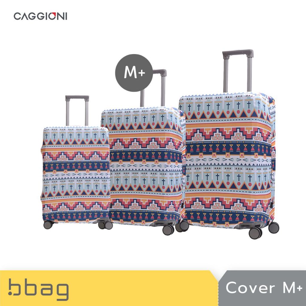 CAGGIONI ผ้าคลุมกระเป๋าเดินทาง กันรอย ผ้ายืด ขนาด M+ (23-26 นิ้ว) Luggage Cover