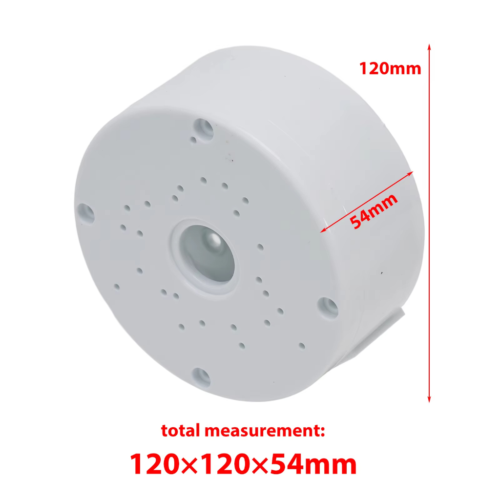 Glink SB-001P Camera Mount String BOX Plastic  กล่องใส่สาย กล่องเก็บสายไฟ สำหรับกล้องวงจรปิด Junction Box - รูปที่ 4