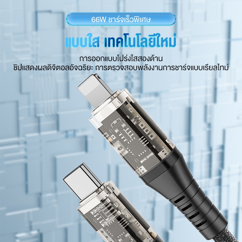 KIVEE ชาร์จเร็วสุด ชุดชาร์จ PDหัวชาร์จ+สายชาร์จ PD20W/SCP22.5W USB QC3.0 เหมาะกับ samsung huawei i15 i16 i7-14 - รูปที่ 4