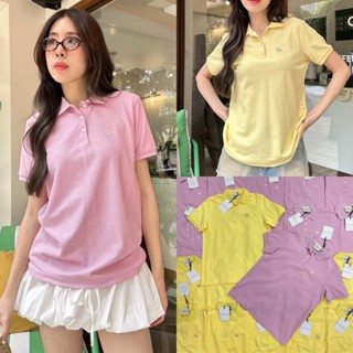 🍊 VL เสื้อแขนสั้นคอปก น่ารักมากกๆ  ผ้าหนานุ่ม