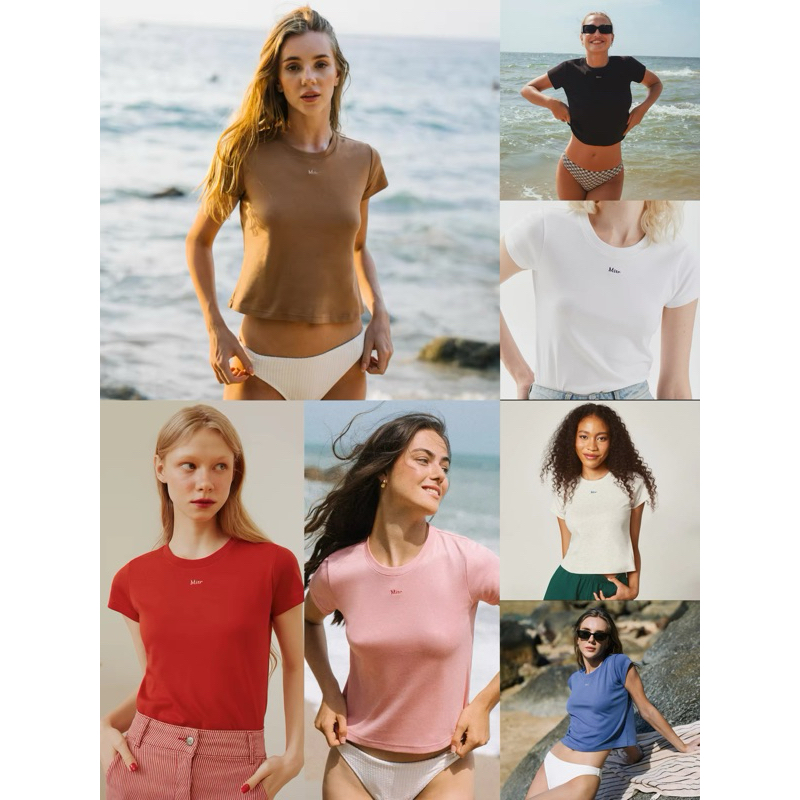 Mitr Basic T-shirt เสื้อยืด ผู้หญิง new💕แท้💯%