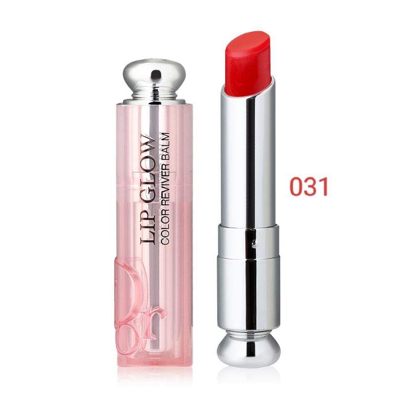 Dior addict lip glow เบอร์ 031 strawberry ของแท้100% พร้อมส่ง
