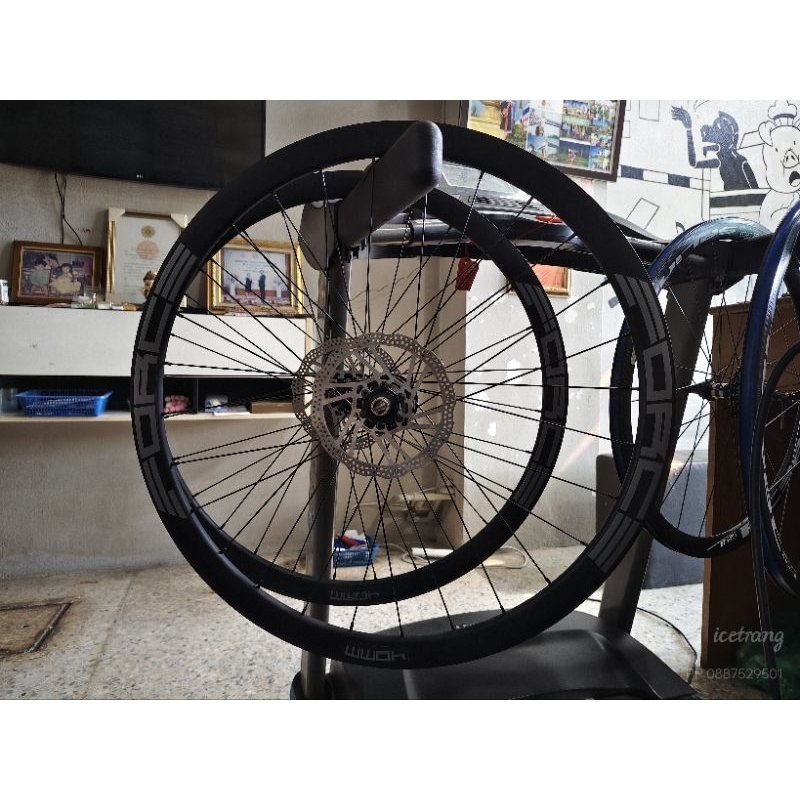 ล้อดิสเบรก force ขอบ 40mm ถอดใหม่จาก Pinelli Z9S