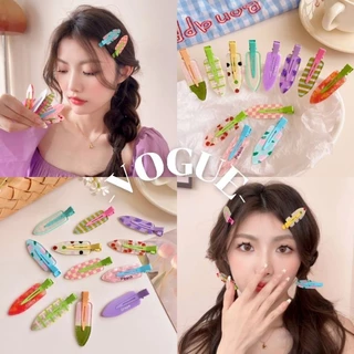 Vogue🌟พร้อมส่ง🌟 กิ๊บติดผม ลายนําผล ไม้น่ารัก ไร้รอยต่อ สําหรับผู้หญิง (VO-5)